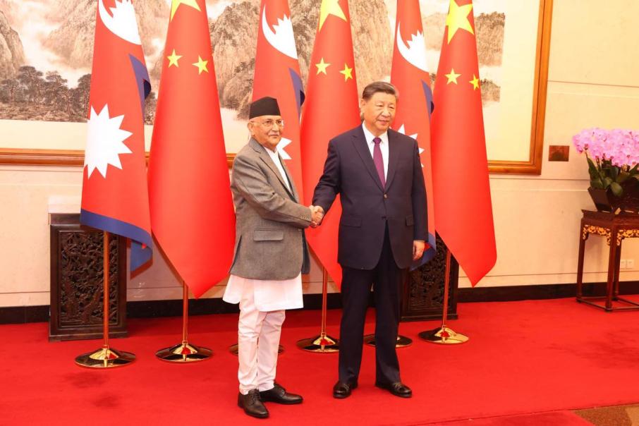 चीनसंग नौ बुँदे सहमतिमा हस्ताक्षर, नौ अरब रुपैयाँ सहयोग दिने राष्ट्रपति सीद्धारा घोषणा